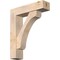 Ekena Millwork Legacy Block Smooth Bracket w/ Offset Brace, Douglas Fir, 7 1/2"W x 30"D x 36"H BKT0806X30X36LEC05SDF - alternate 1